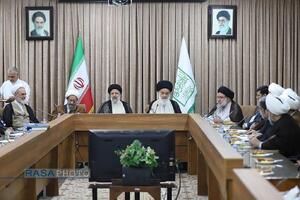 شهید آیت الله رئیسی در محضر بزرگان