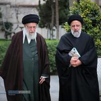 شهید آیت الله رئیسی در محضر بزرگان