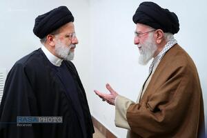 شهید آیت الله رئیسی در محضر بزرگان