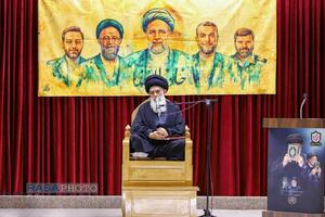 بزرگداشت آیت الله شهید رئیسی و شهدای خدمت در هیئت هنر و رسانه استان قم