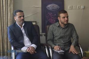 دیدار مدیرعامل رسا با مدیر مدرسه علمیه ولیعصر (عج) تبریز