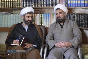 دیدار مدیرعامل رسا با مدیر مدرسه علمیه ولیعصر (عج) تبریز