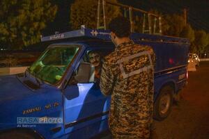 ایست بازرسی شبانه بسیج در قم