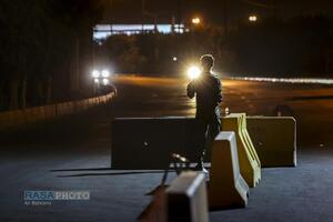 ایست بازرسی شبانه بسیج در قم