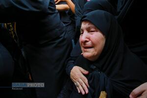 تشییع و تدفین پیکر شهید سلگی در مسجد مقدس جمکران