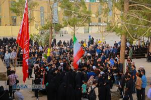 تشییع و تدفین پیکر شهید سلگی در مسجد مقدس جمکران