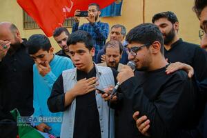 تشییع و تدفین پیکر شهید سلگی در مسجد مقدس جمکران