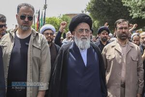 تشییع ۴ شهید حمله رژیم صهیونیستی در قم