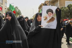 تشییع ۴ شهید حمله رژیم صهیونیستی در قم