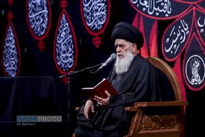 عزاداری هیئت فاطمیون قم در شب هفتم محرم