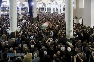 تشییع باشکوه پیکر سرلشکر شهید محمدسعید ایزدی (حاج رمضان) در قم