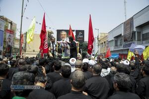 تشییع باشکوه پیکر سرلشکر شهید محمدسعید ایزدی (حاج رمضان) در قم