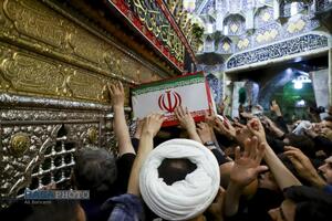 تشییع باشکوه پیکر سرلشکر شهید محمدسعید ایزدی (حاج رمضان) در قم