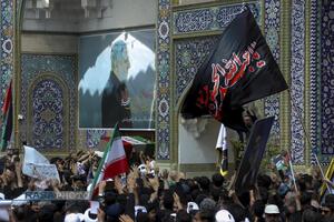 تشییع باشکوه پیکر سرلشکر شهید محمدسعید ایزدی (حاج رمضان) در قم