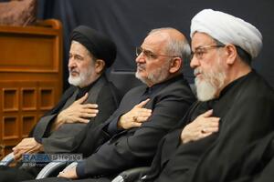 عزاداری روز تاسوعای حسینی با حضور حضرت آیت الله نوری همدانی