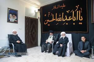 عزاداری روز تاسوعای حسینی با حضور حضرت آیت الله نوری همدانی