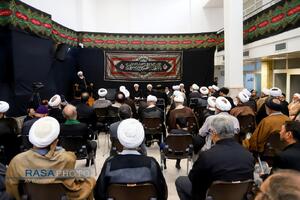 عزاداری روز تاسوعای حسینی با حضور حضرت آیت الله نوری همدانی