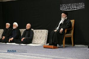 مراسم عزاداری شب عاشورای حسینی (علیه‌السلام) با حضور رهبر انقلاب
