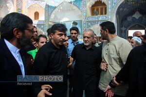تشرف رئیس‌جمهور به حرم مطهر حضرت معصومه (سلام‌الله‌علیها)