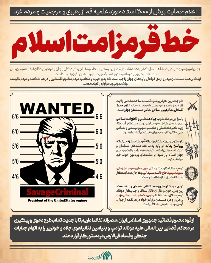 اطلاع نگاشت | خط قرمز امت اسلام