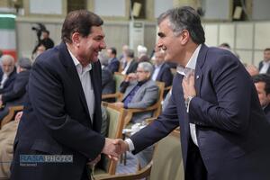 دیدار رئیس‌ جمهور و اعضای هیئت دولت با رهبر معظم انقلاب