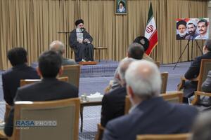دیدار رئیس‌ جمهور و اعضای هیئت دولت با رهبر معظم انقلاب