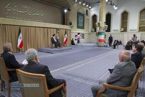 دیدار رئیس‌ جمهور و اعضای هیئت دولت با رهبر معظم انقلاب
