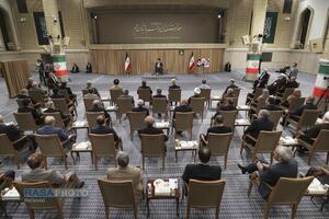 دیدار رئیس‌ جمهور و اعضای هیئت دولت با رهبر معظم انقلاب