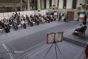 دیدار رئیس‌ جمهور و اعضای هیئت دولت با رهبر معظم انقلاب