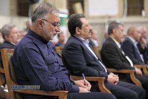 دیدار رئیس‌ جمهور و اعضای هیئت دولت با رهبر معظم انقلاب