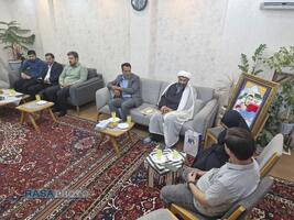 دیدار مدیرعامل خبرگزاری رسا با خانواده طلبه شهید ابراهیمی