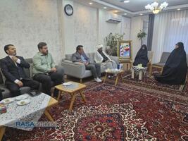 دیدار مدیرعامل خبرگزاری رسا با خانواده طلبه شهید ابراهیمی