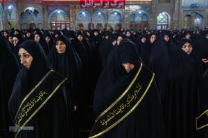 آیین شمعدان‌ در شام رحلت بانوی کرامت (س)