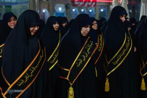 آیین شمعدان‌ در شام رحلت بانوی کرامت (س)