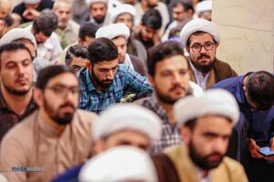 نشست طلاب و فضلای استان همدانی با حضور رئیس جامعه مدرسین