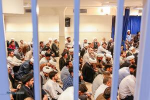 نشست طلاب و فضلای استان همدانی با حضور رئیس جامعه مدرسین