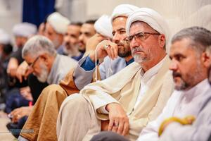 نشست طلاب و فضلای استان همدانی با حضور رئیس جامعه مدرسین