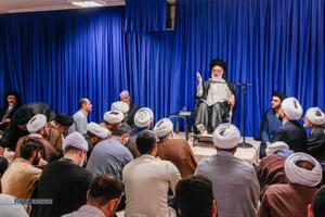 نشست طلاب و فضلای استان همدانی با حضور رئیس جامعه مدرسین