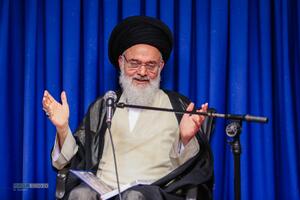 نشست طلاب و فضلای استان همدانی با حضور رئیس جامعه مدرسین