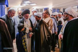 نشست طلاب و فضلای استان همدانی با حضور رئیس جامعه مدرسین