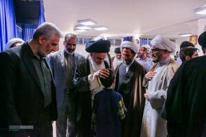 نشست طلاب و فضلای استان همدانی با حضور رئیس جامعه مدرسین