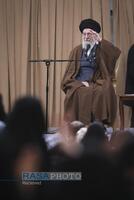 دیدار دانش‌آموزان و دانشجویان با رهبر معظم انقلاب