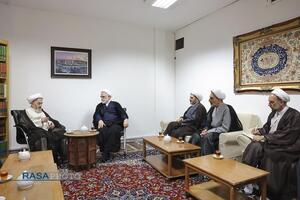 دیدار رئیس قوه قضائیه با مراجع تقلید