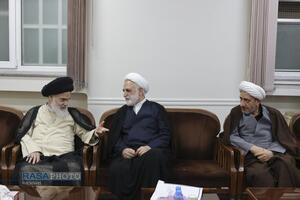 دیدار رئیس قوه قضائیه با مراجع تقلید