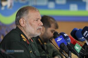 نشست خبری فرمانده سپاه استان قم