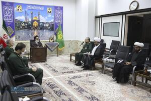 دیدار رئیس سازمان بسیج مستضعفین با مراجع تقلید و علما در قم