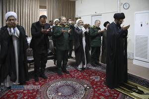 دیدار رئیس سازمان بسیج مستضعفین با مراجع تقلید و علما در قم