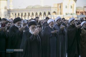 اقامه دومین نماز طلب باران در قم