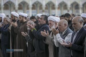 اقامه دومین نماز طلب باران در قم
