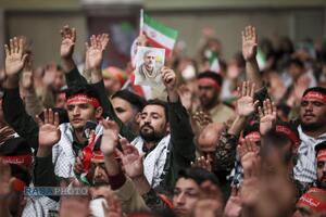 مراسم روز بسیج در حسینیه امام خمینی (ره)